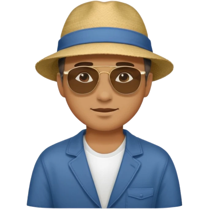 Naked guy witout any clothes and only shows his dick emoji