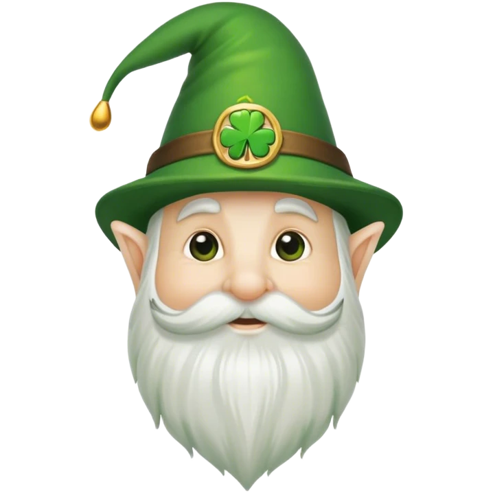 St Patrick’s day gnome  emoji