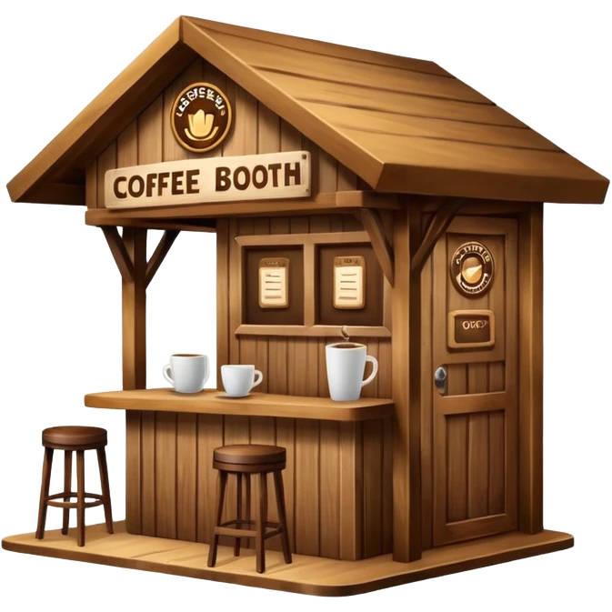 coffee booth emoji