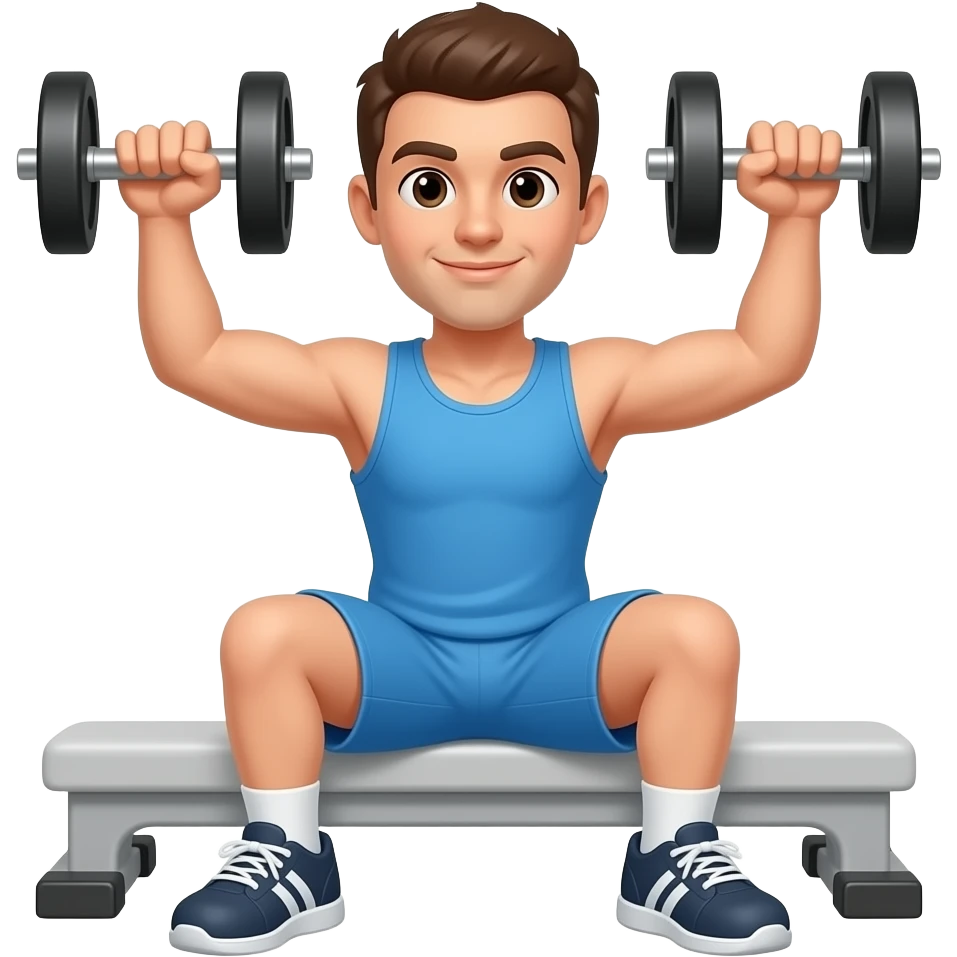 man working out emoji