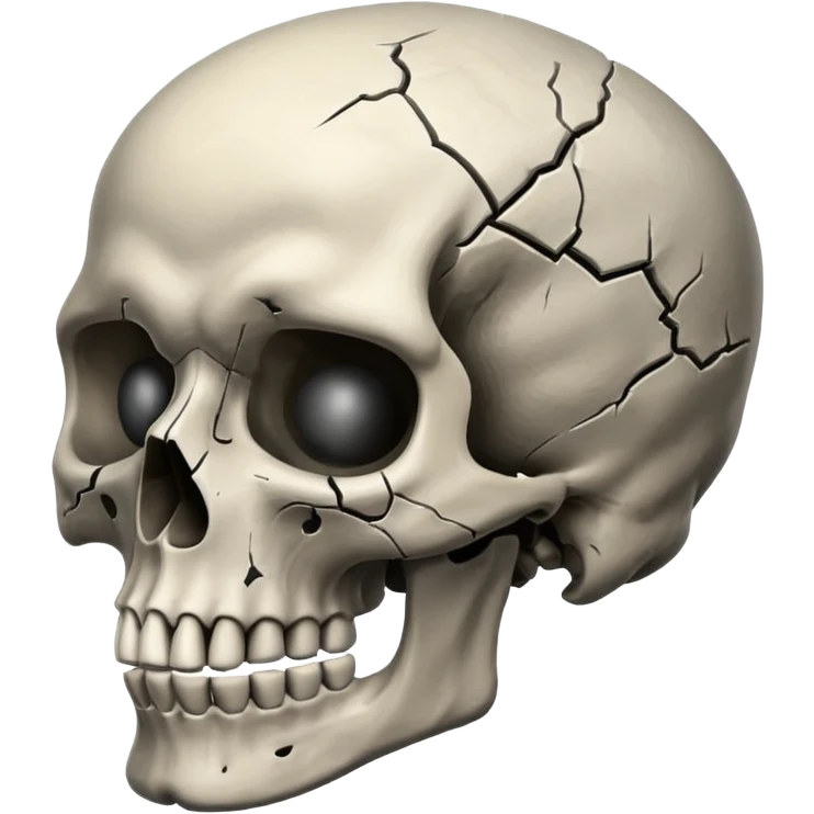 Shoking Skull emoji