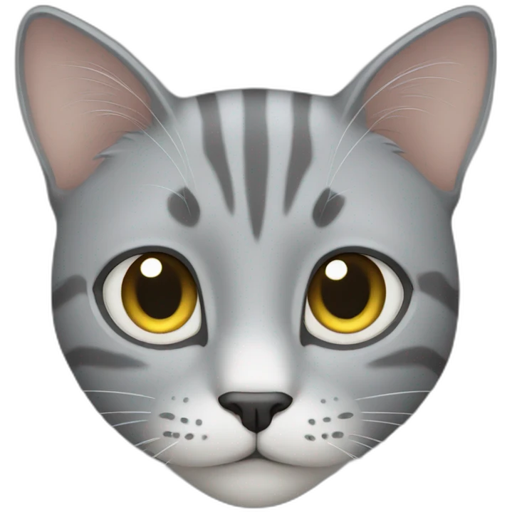 grey cat emoji
