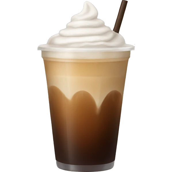 Ice coffee  emoji