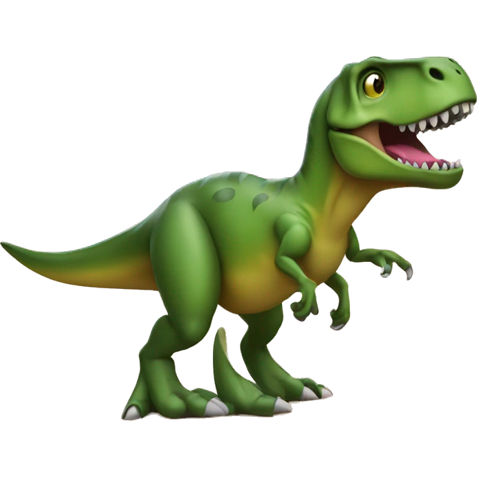 Trex on a board emoji