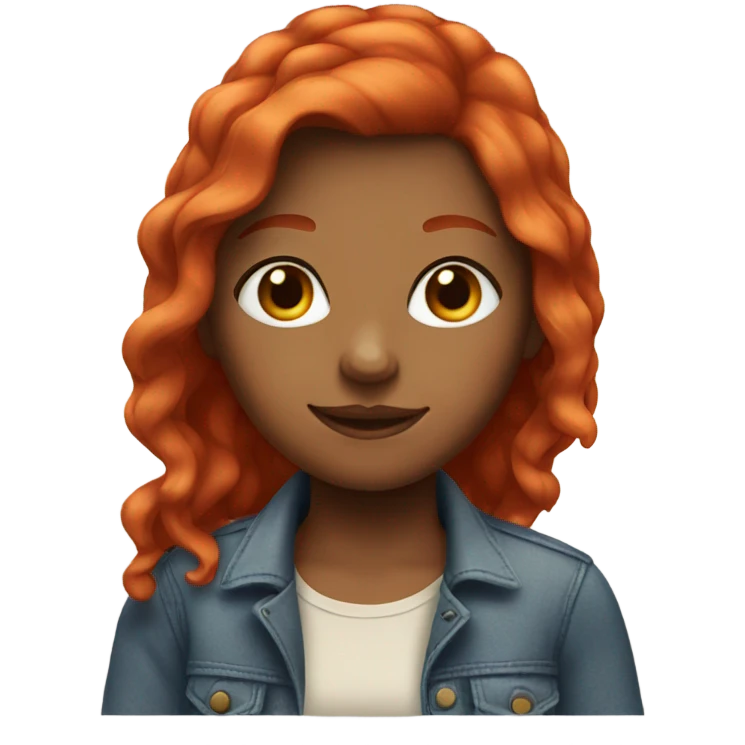 Girl with Red hair emoji