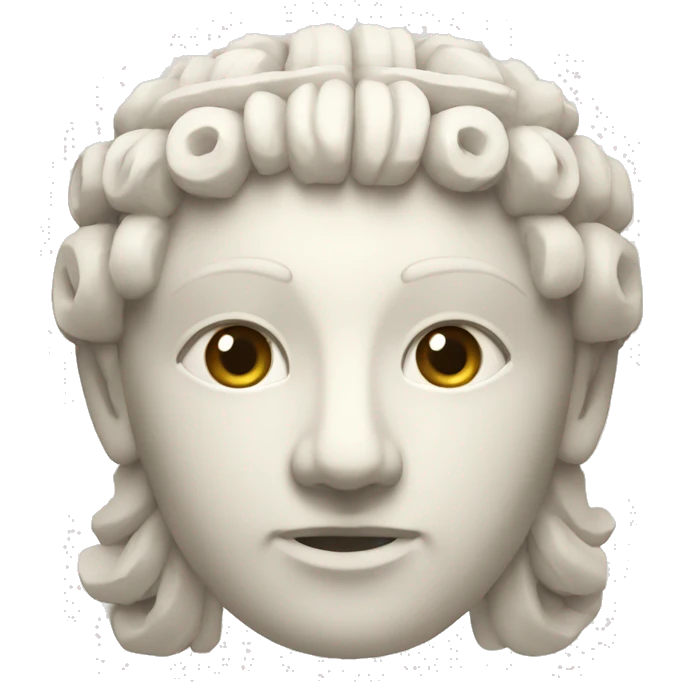Ancient Greek Hyperlink Icon, Off-white emoji