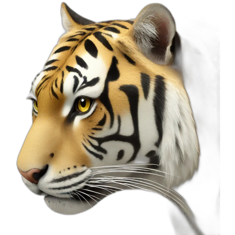 tigre blanc emoji