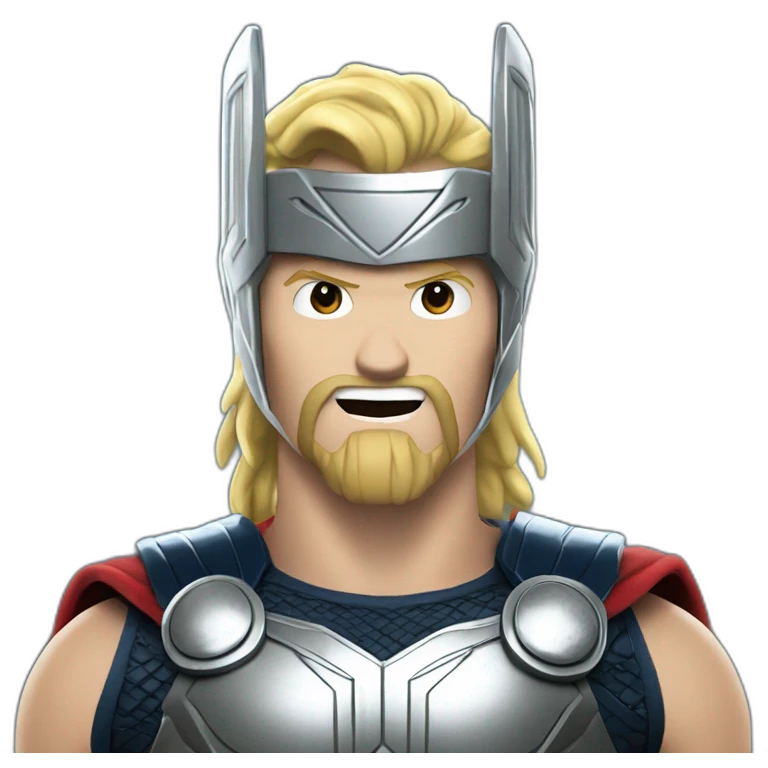 Thor ligntning with mjolnir  emoji