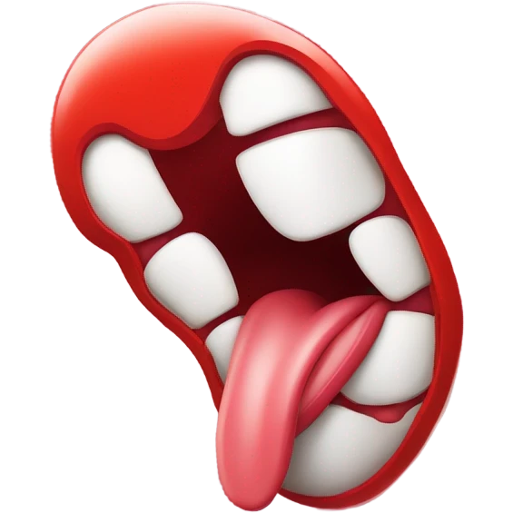 Rolling Stones tongue emoji