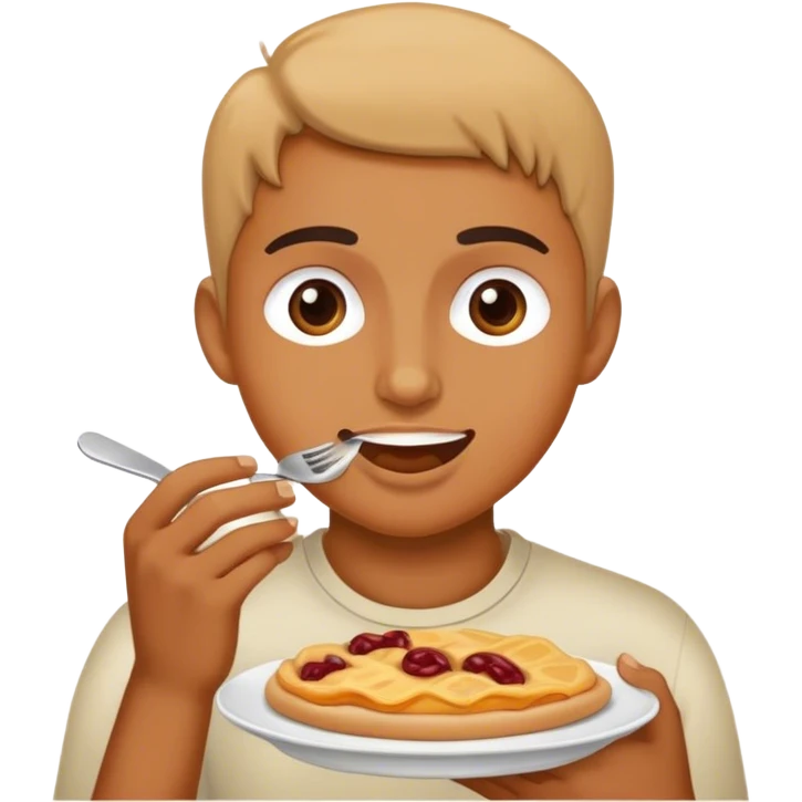 person eating emoji