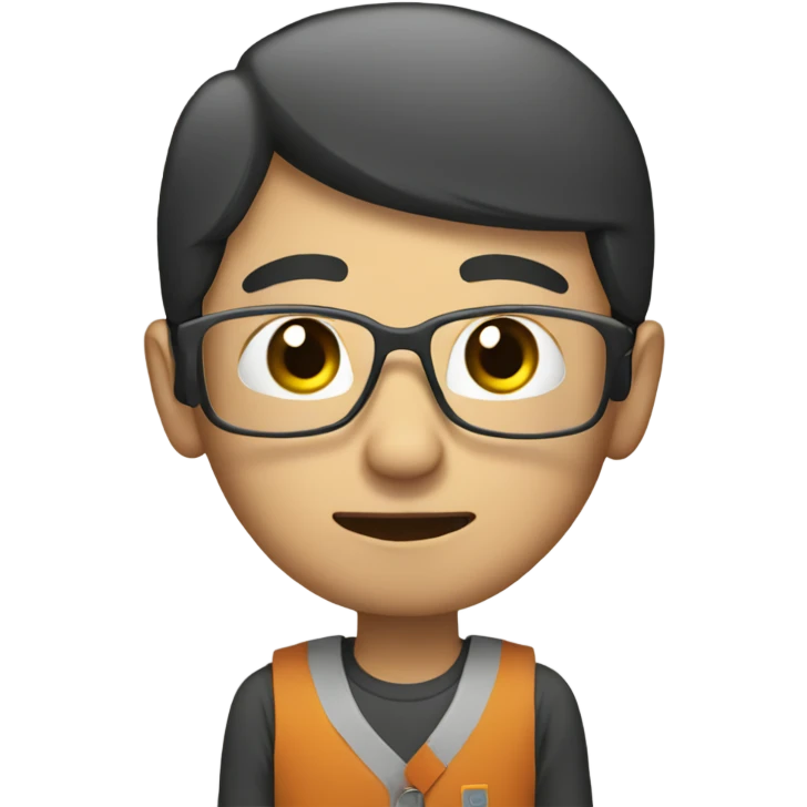 asian with calculator emoji