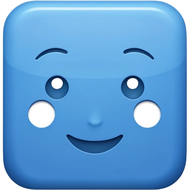 blue square emoji