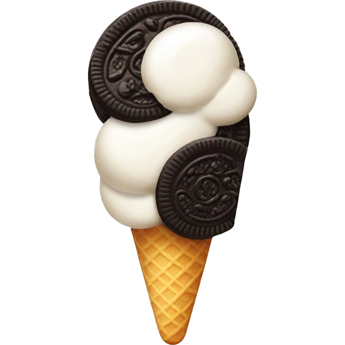 oreo icecream emoji