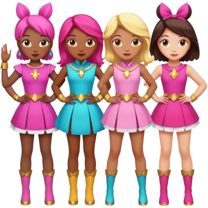 5 Magical Girls  emoji