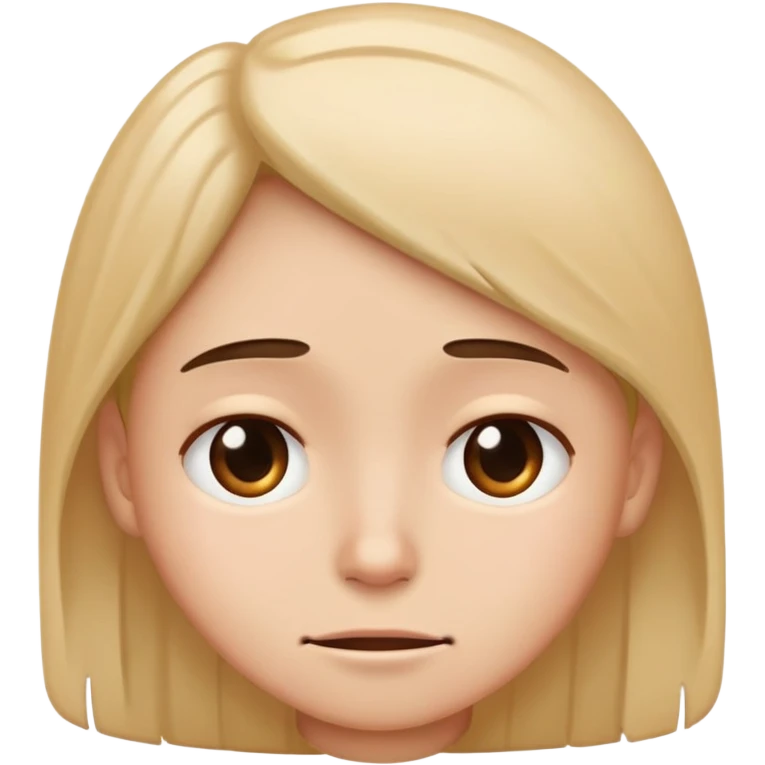 Sad from inside happy from outside emoji