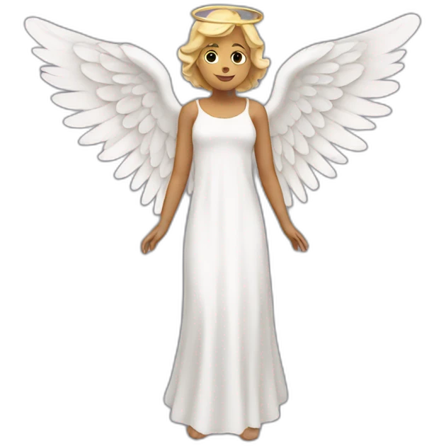 Angel with wings emoji