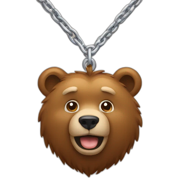 bear chain emoji