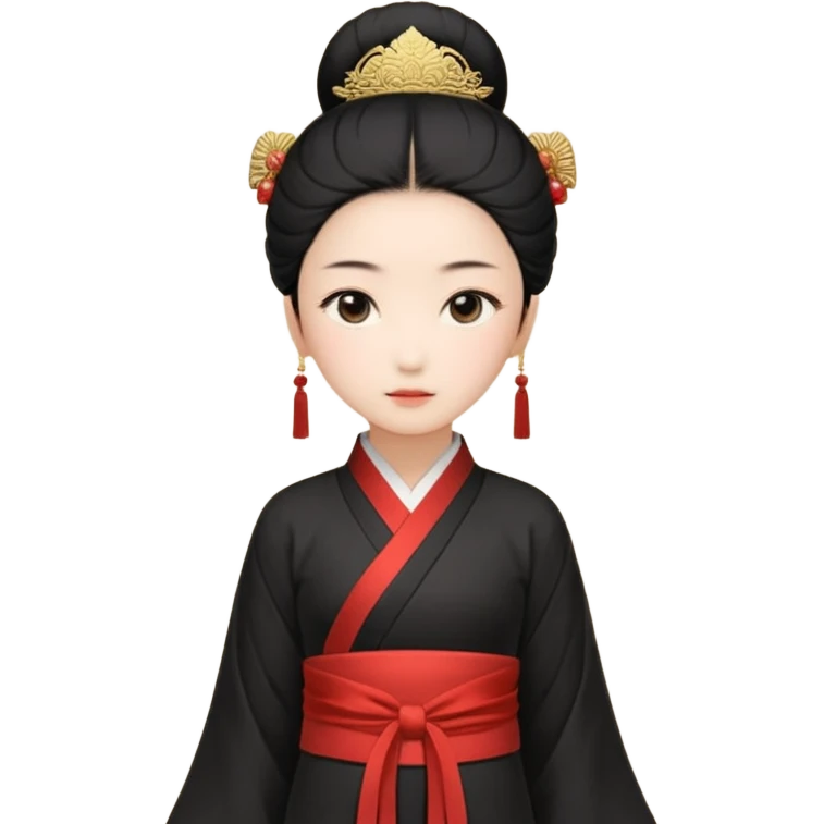 一个女人在海边吹着海风很开心的在跑步 emoji