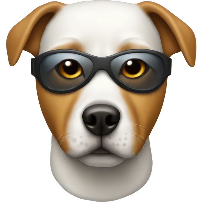 dog wearing ski mask emoji