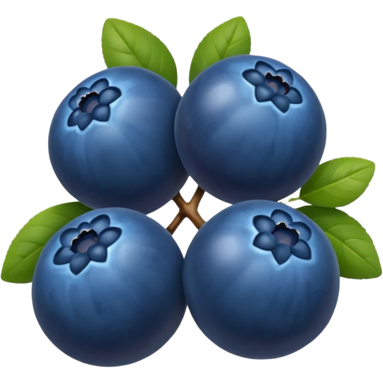 blueberries with no faces emoji