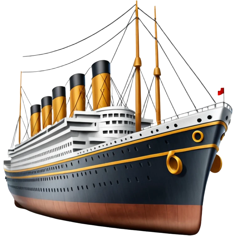 Titanic ship emoji