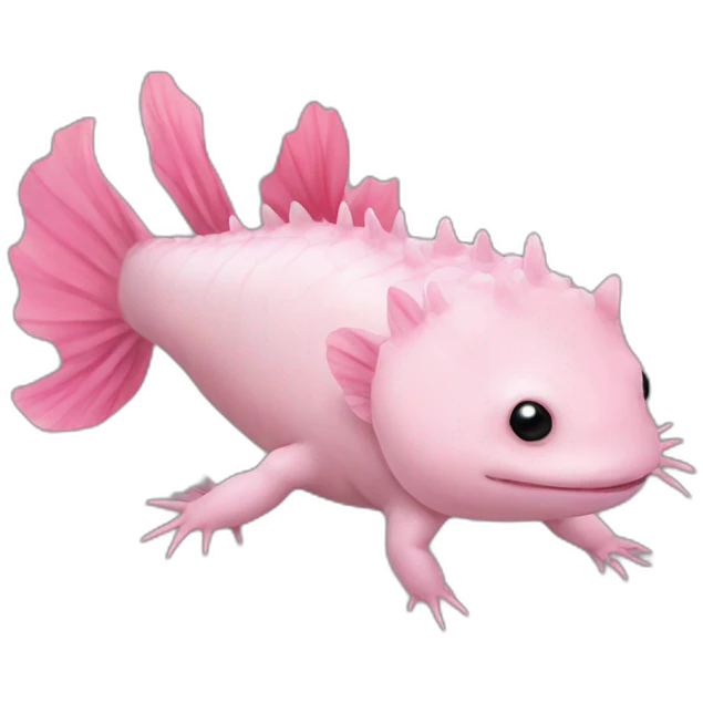 Axolotl sakura emoji