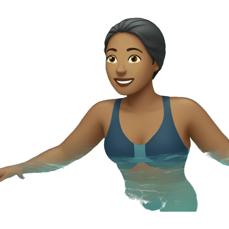 woman swimming emoji