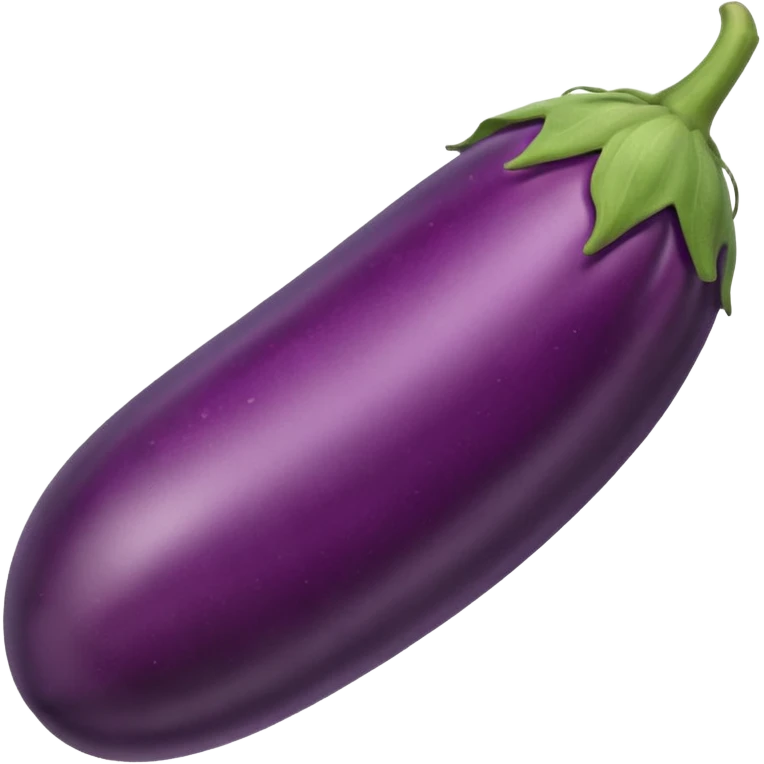 A dick looking eggplant emoji