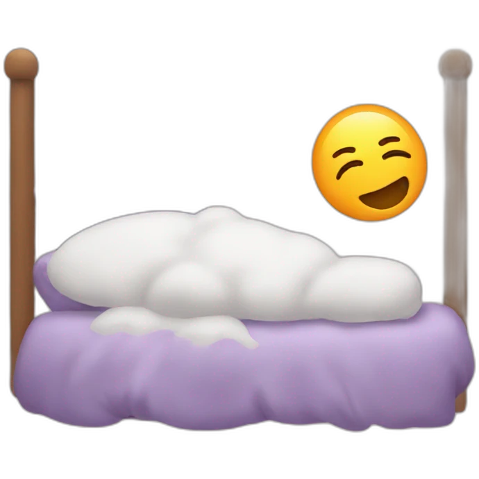 chat qui dort emoji