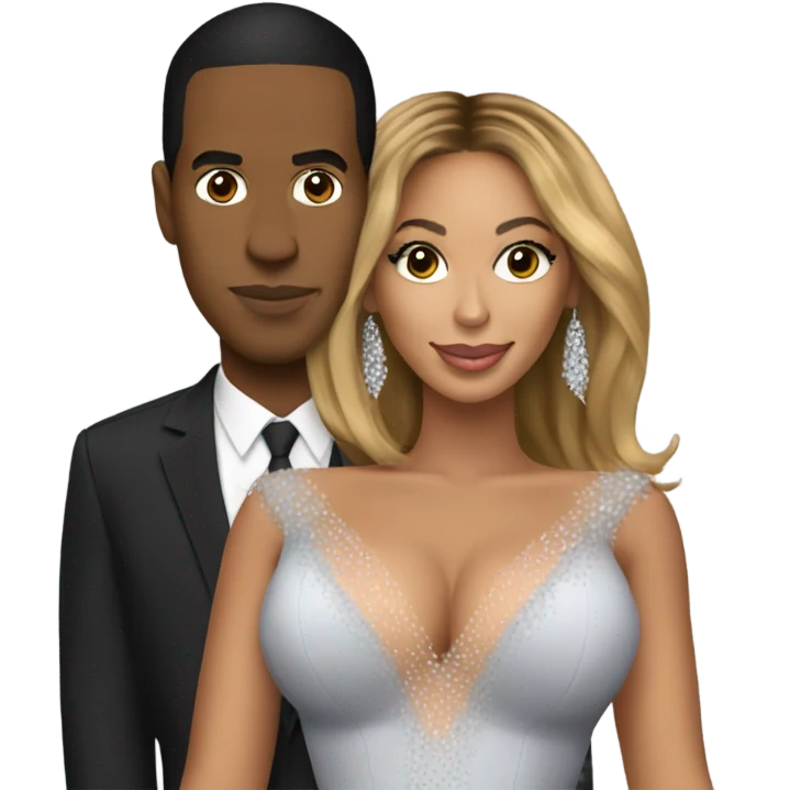 Beyoncé and Kevin  emoji
