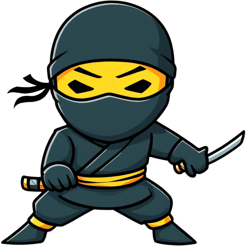 masked ninja emoji