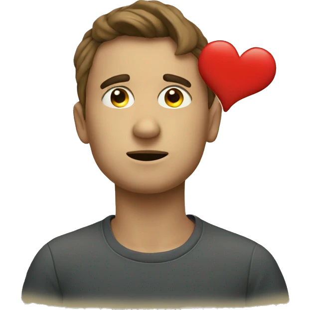think with heart  emoji