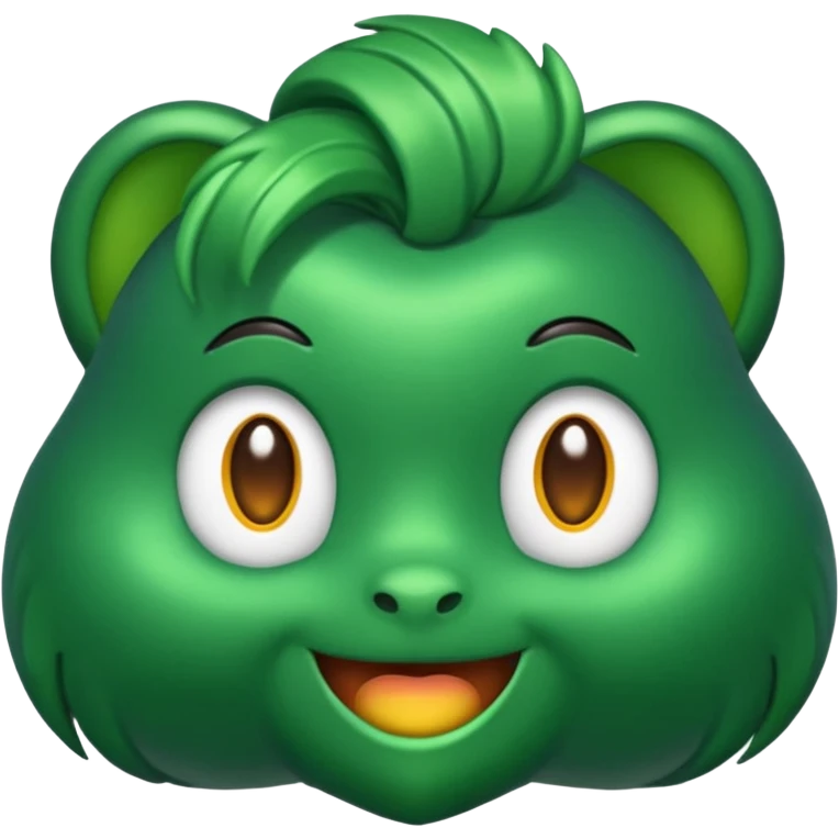 moño verde obscuro emoji