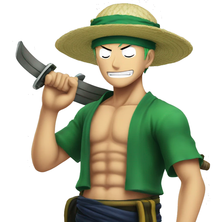 One piece zoro emoji