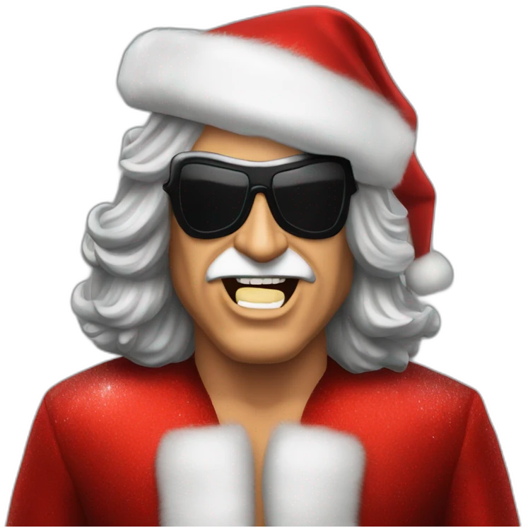 Gene simmons vestido de santa claus emoji