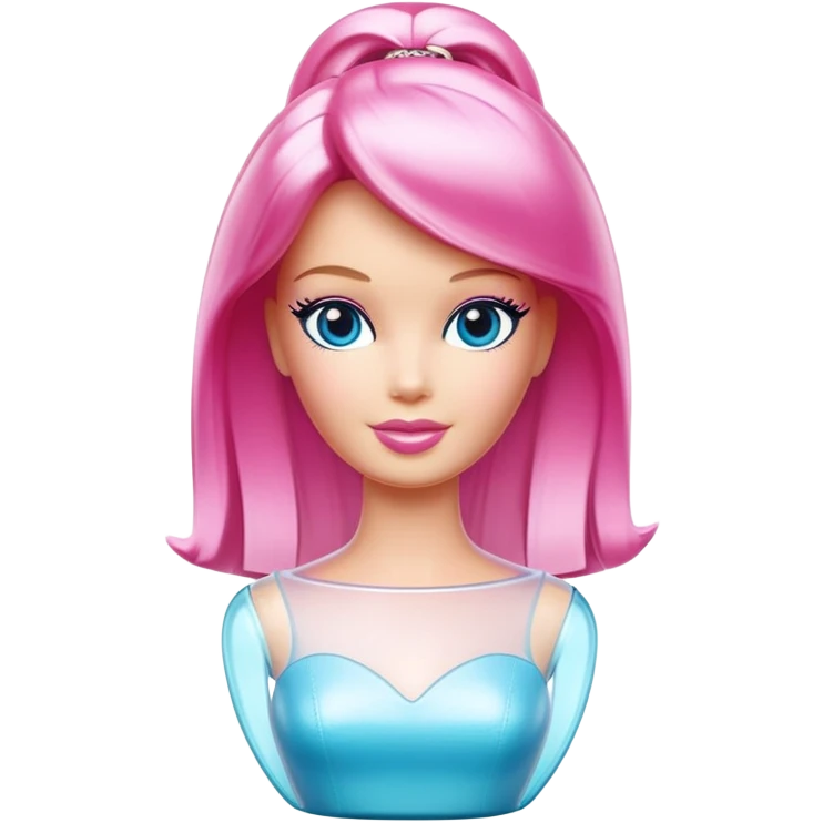Barbie glass emoji