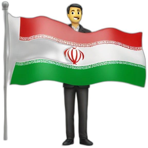Man Iran flag emoji