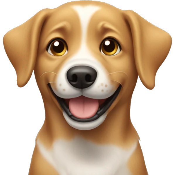 Happy dog emoji