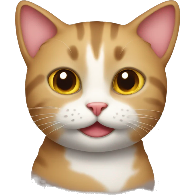 Cat with heart emoji