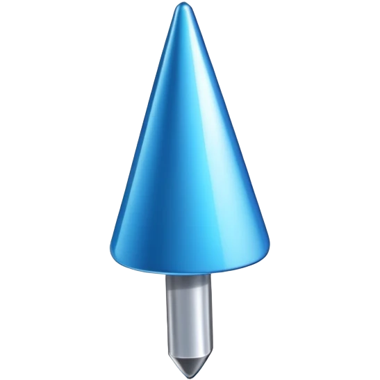 blue pin emoji