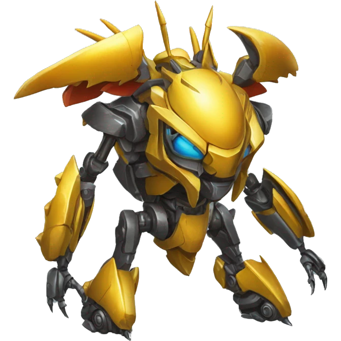 Spiky Medabot-Beetle-Dragon-Mecha emoji