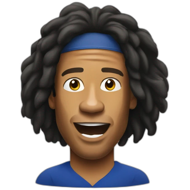 Ronaldinho sur lion emoji