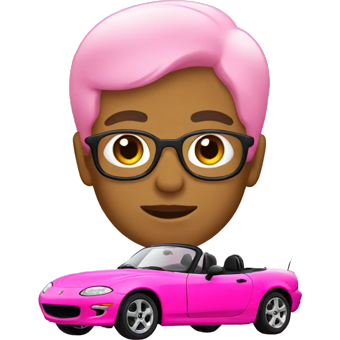 pink miata emoji