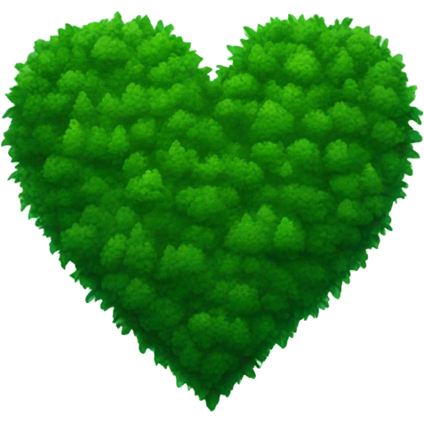 Forrest green heart emoji