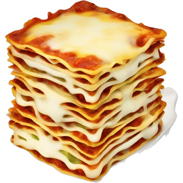 Lasagne mit viel Käse emoji