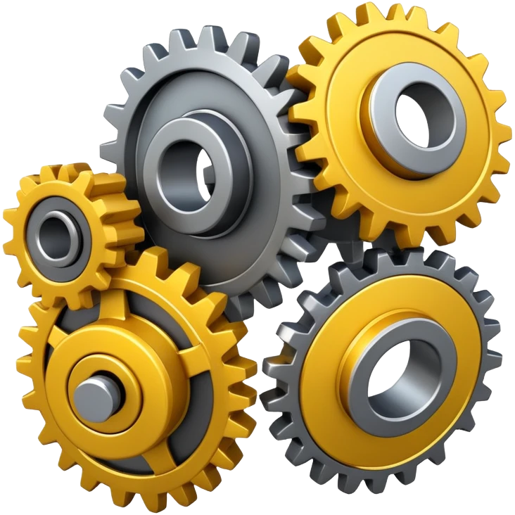 yellow gear cog emoji