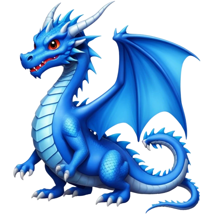 Blue dragon  emoji