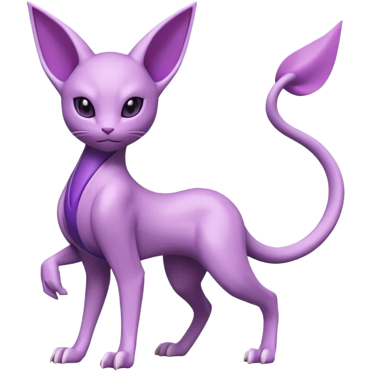 Mewtwo-Espeon-Fakémon-hybrid-creature (full body)  emoji