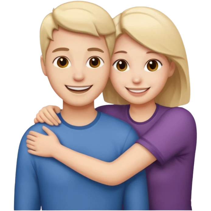 🥹+🫂 emoji