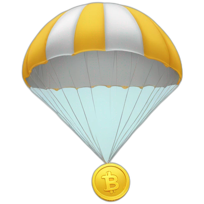 Coin Parachute emoji